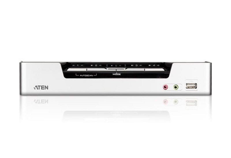 ATEN CS1794-AT-G commutateur écran, clavier et souris Noir