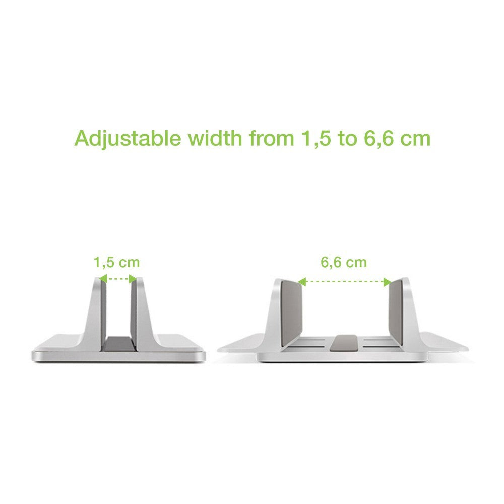 "Techly ICA-TBL 010 Support d'ordinateur portable vertical 17"" avec réglage de la largeur"