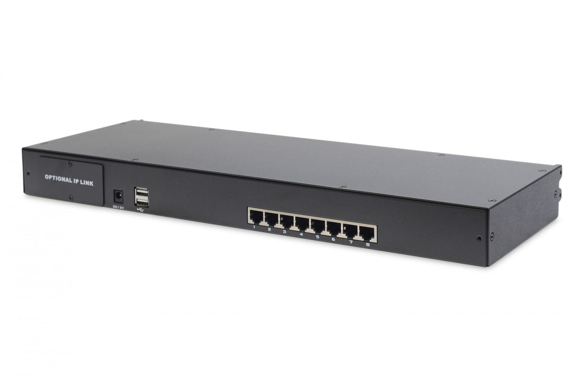 "Digitus DS-72211-4GE support d'ordinateurs 48,3 cm (19"") 1366 x 768 pixels Noir 1U"