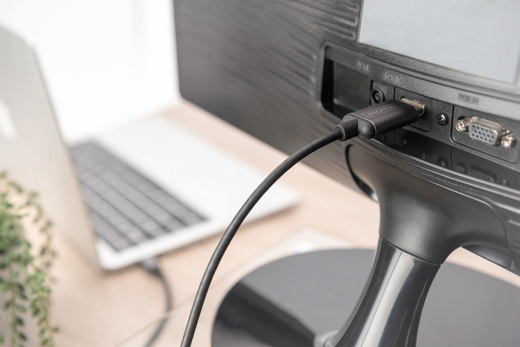 Digitus DA-70821 câble vidéo et adaptateur 1,8 m USB Type-C HDMI Type A (Standard) Gris