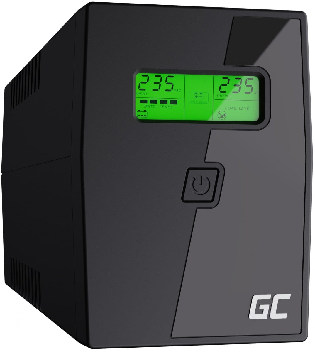 Green Cell UPS01LCD alimentation d'énergie non interruptible Interactivité de ligne 0,6 kVA 360 W 2 sortie(s) CA