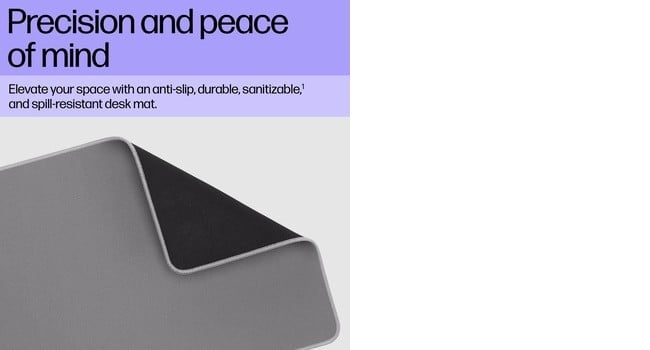 HP 205 Sanitizable Desk Mat
