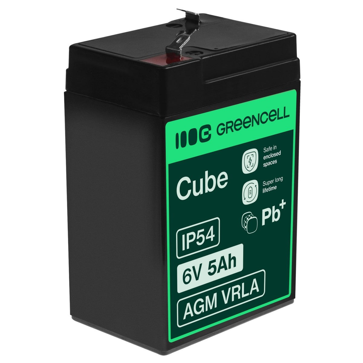 Green Cell AGM11 Batterie de l'onduleur Sealed Lead Acid (VRLA) 6 V 5 Ah