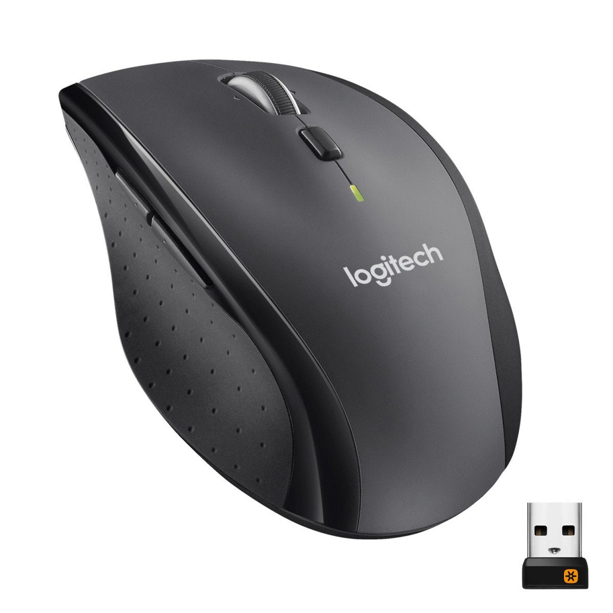 LOGITECH M705 Mouse right-handed laser wireless 2.4 GHz USB wireless receiver grey