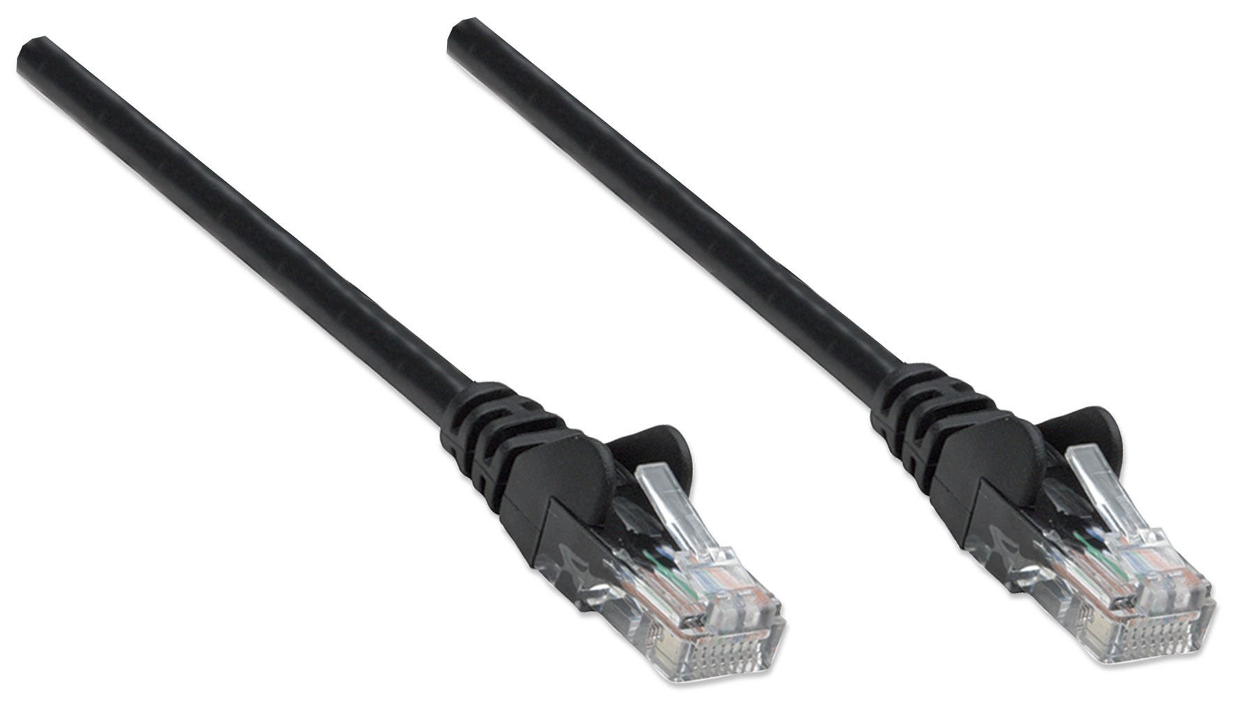 Intellinet 1m Cat5e câble de réseau Noir U/UTP (UTP)