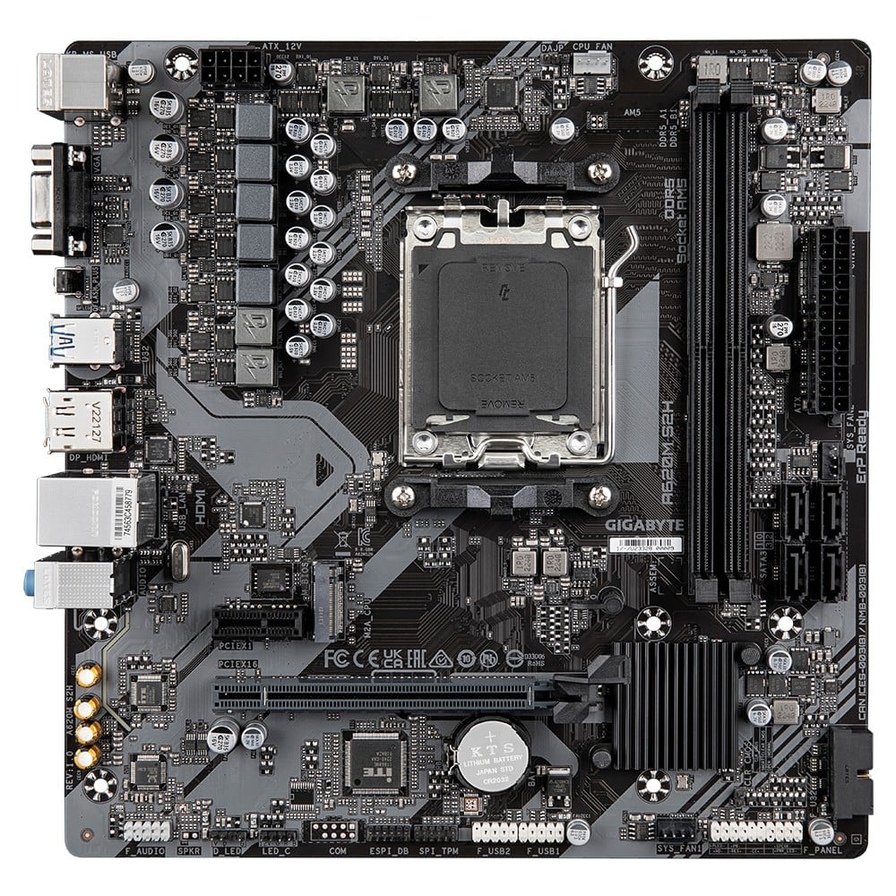 GIGABYTE A620M S2H carte mere AMD A620 Emplacement AM5 micro ATX