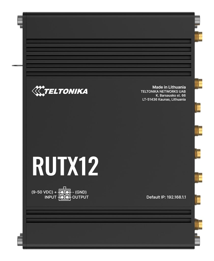 TELTONIKA NETWORKS RUTX12 DUAL SIM 4G/LTE Router