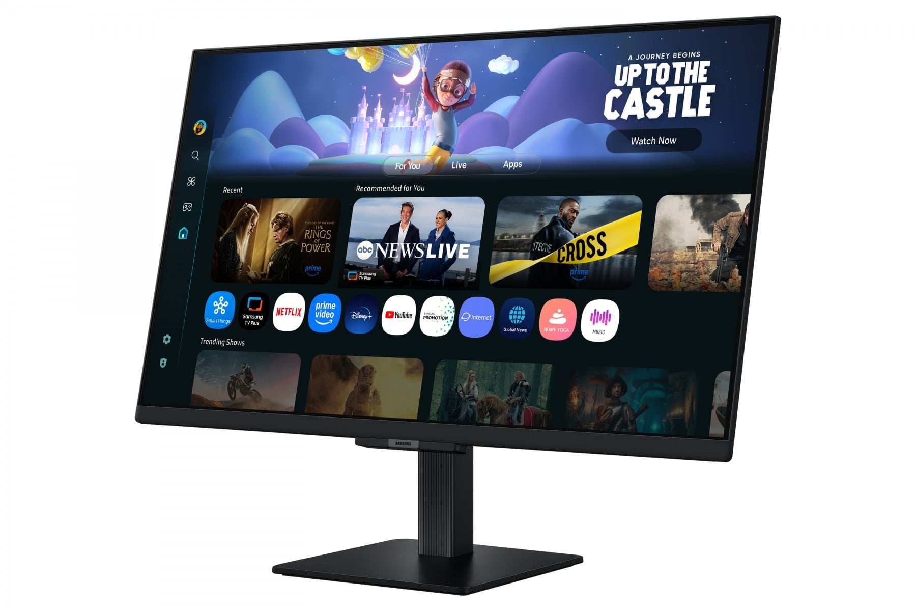 SAMSUNG LS27FM500EUXEN 27p FHD Smart Monitor M50F IPS Panel 60Hz Game Mode Eye Saver Mode & Flicker Free 2x HDMI
