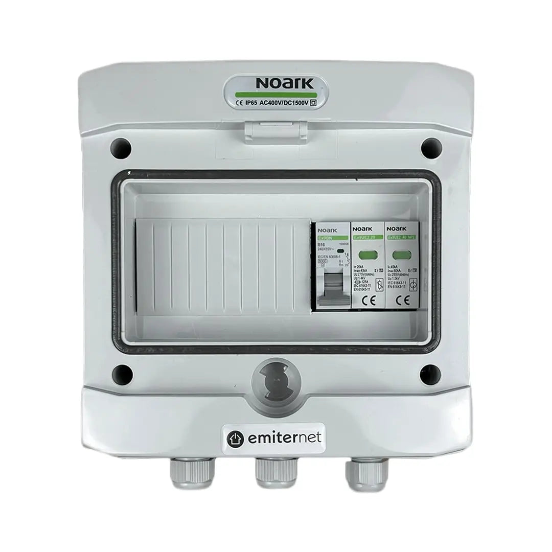 EMITER EM-59N_AC Rozdzielnica AC, IP65, SPD AC Noark type 2, disjoncteur 16A 1-F