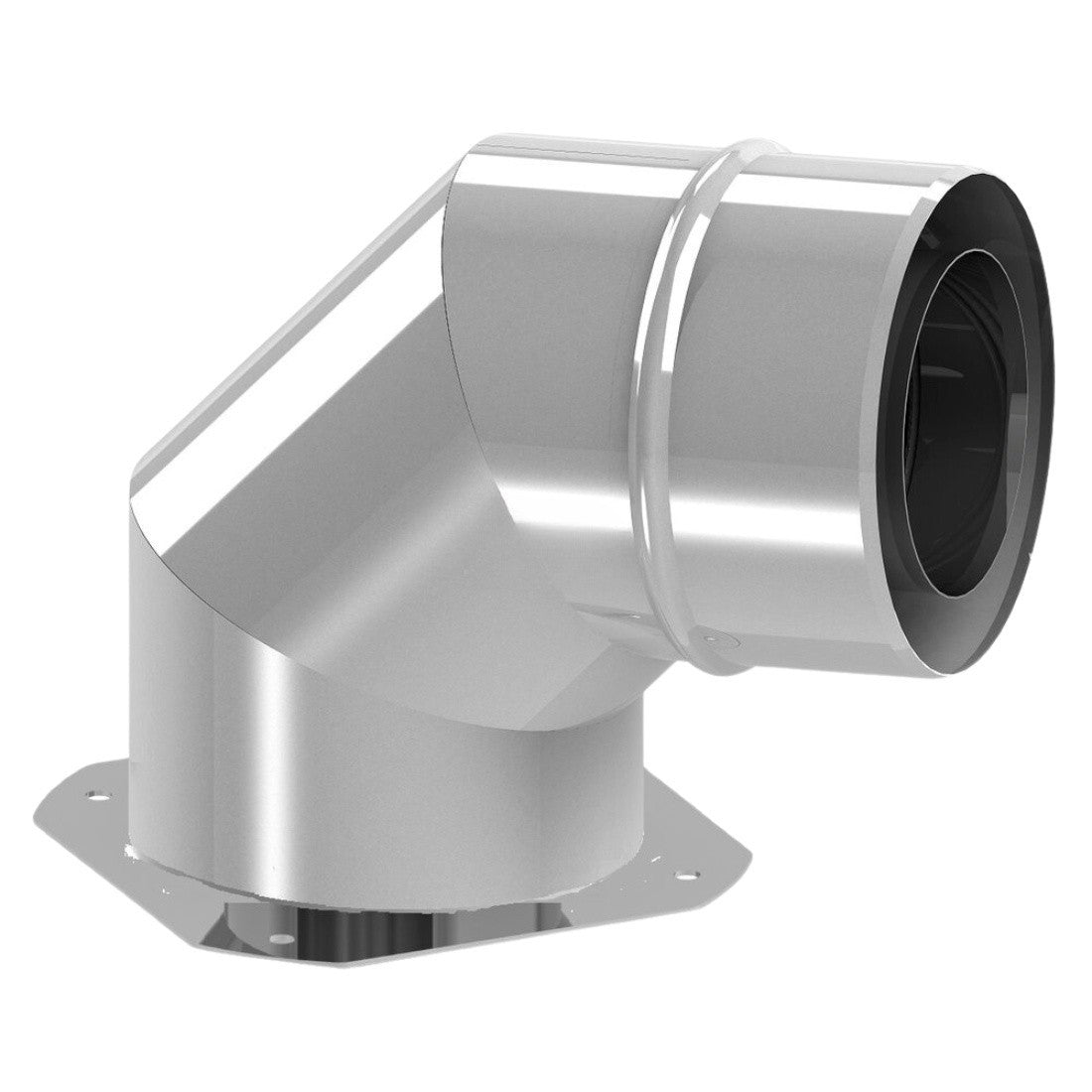 JEREMIAS TWIN1920701060100 Coude de connexion Jeremias pour chaudiere Immergas 60/100-60/100