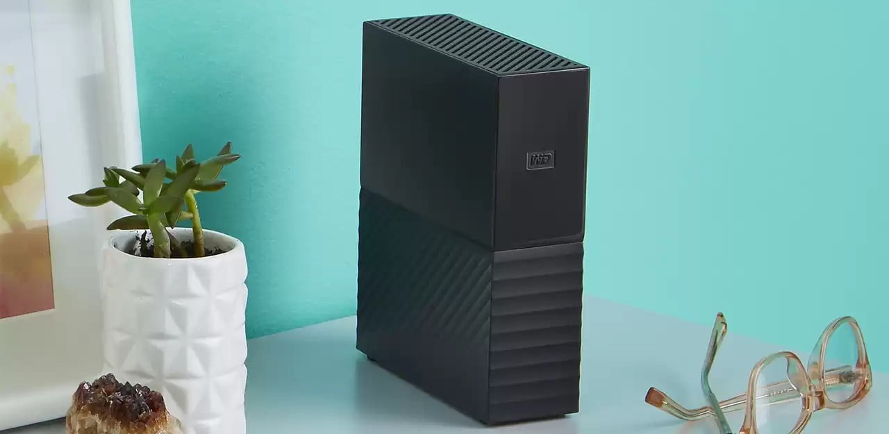 WD My Book 24To USB3.2 Gen 1 HDD with password protection and backup software