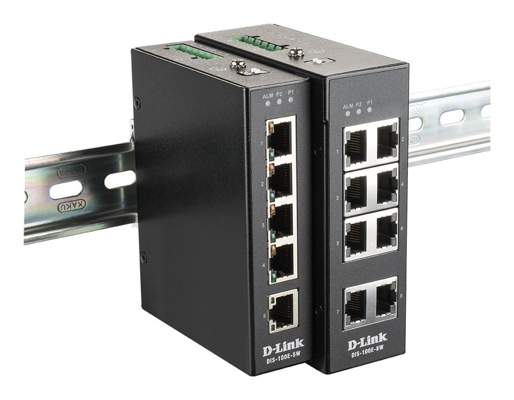 5 Port Unmanaged Switch with 5 x 10/100