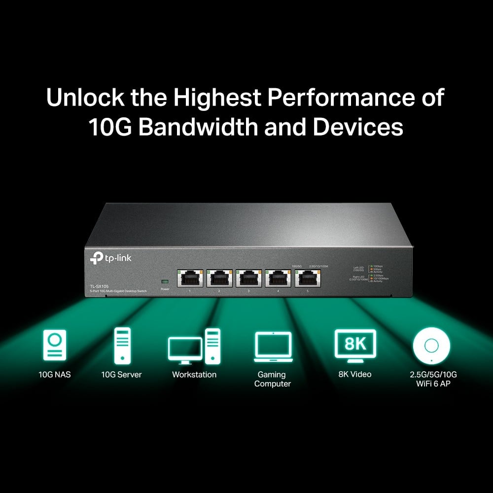 TP-LINK TL-SX105 10GE Unmanaged Switch