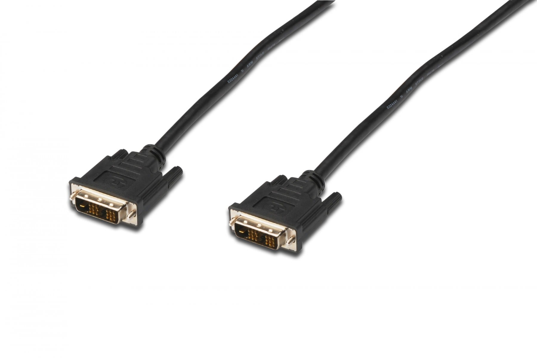 Digitus AK-320107-020-S câble DVI 2 m DVI-D Noir