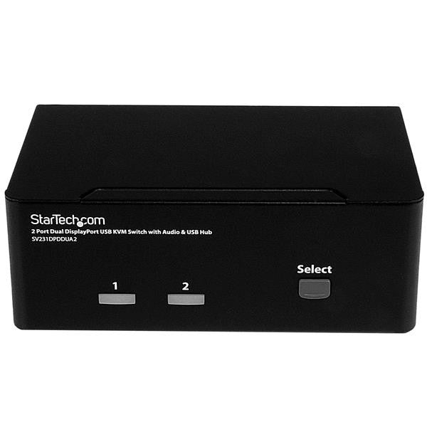 KVM DisplayPort Dual Monitor 2 Port 4K