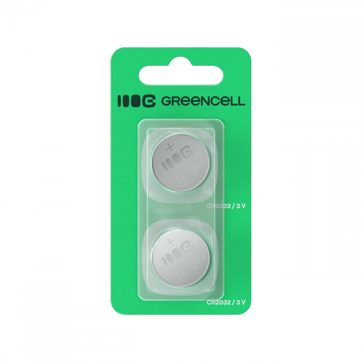 Green Cell X2CR2032 2x Pile bouton lithium CR2032 3V 220mAh