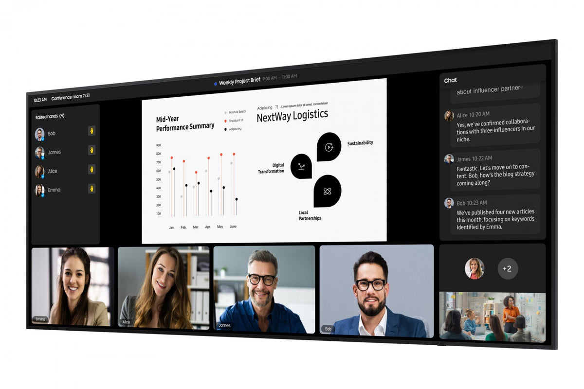 SAMSUNG QPDX-5K 105p 5120x2160/5K 21:9 LED 500nits 4x10W Speakers black DP 1.4 3xHDMI 2.1 CEC USB-C with PD RS232