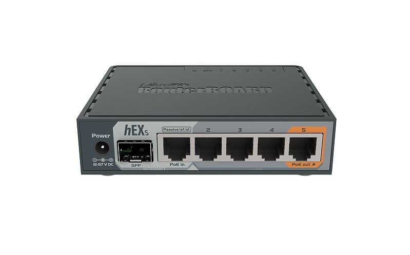 Mikrotik hEX S Routeur connecté Gigabit Ethernet Noir