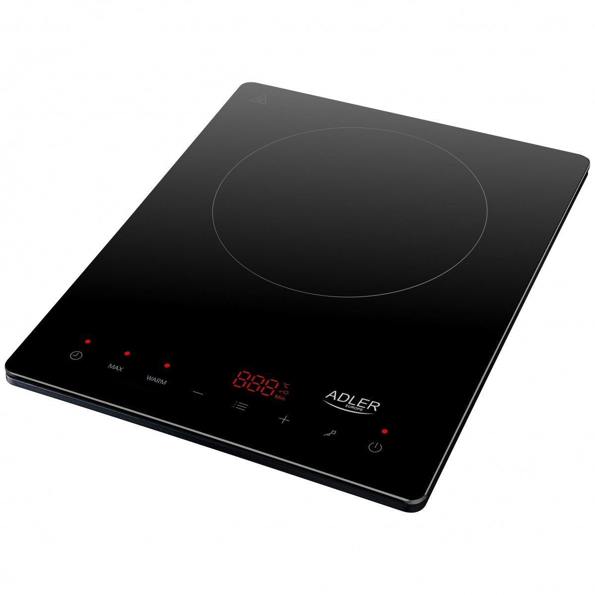 Adler AD 6513 plaque Noir Comptoir 29 cm Plaque avec zone a induction 1 zone(s)