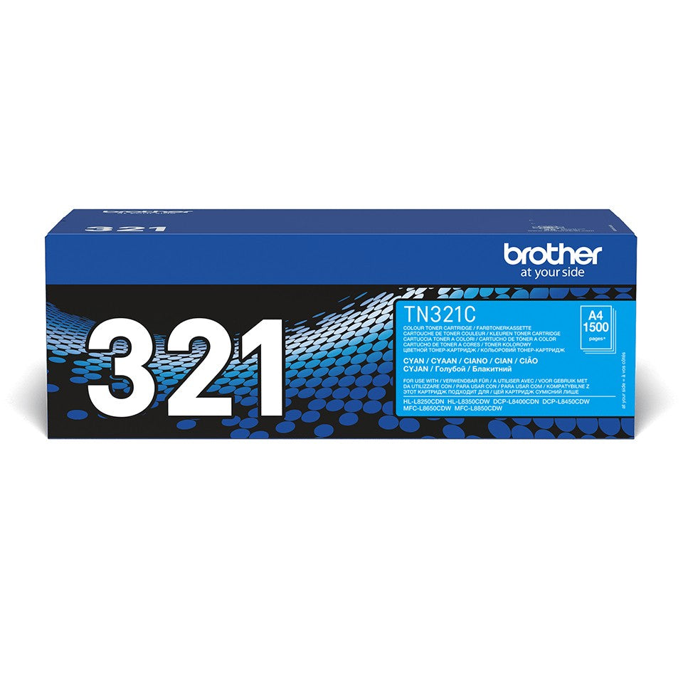 BROTHER TN-321C cartouche de toner cyan capacité standard 1.500 pages pack de 1