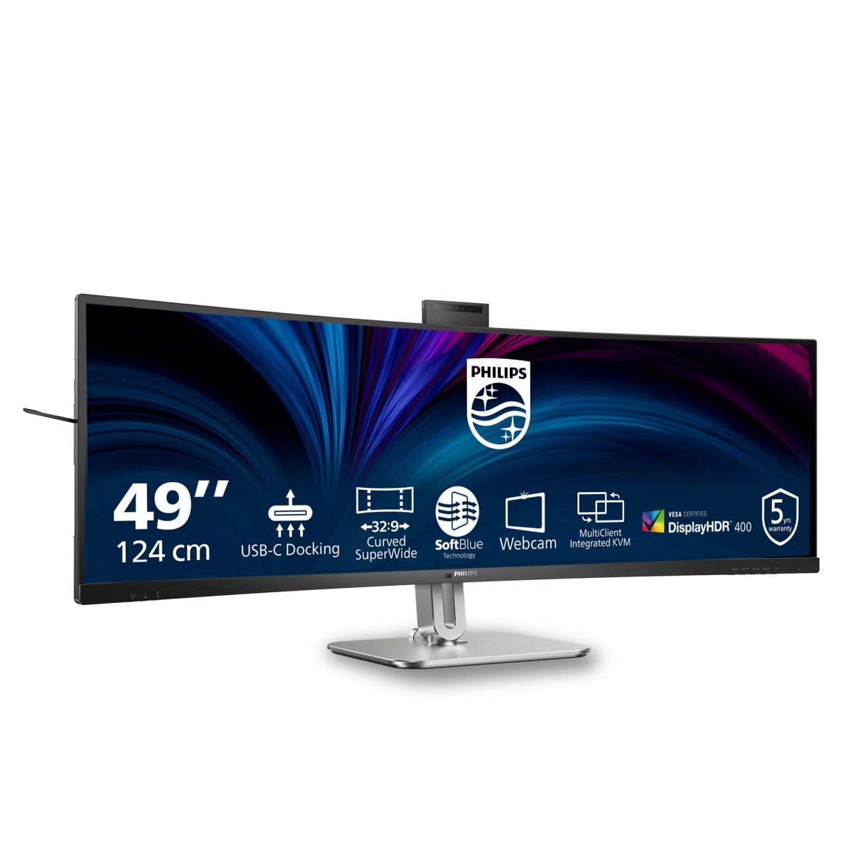 PHILIPS 49B2U6900CH/00 48.8p 5120x1440 VA Curved 1800R H/A 130mm SUPERWIDE USB-C 75Hz DP 2xHDMI USB HUB SPEAKERS