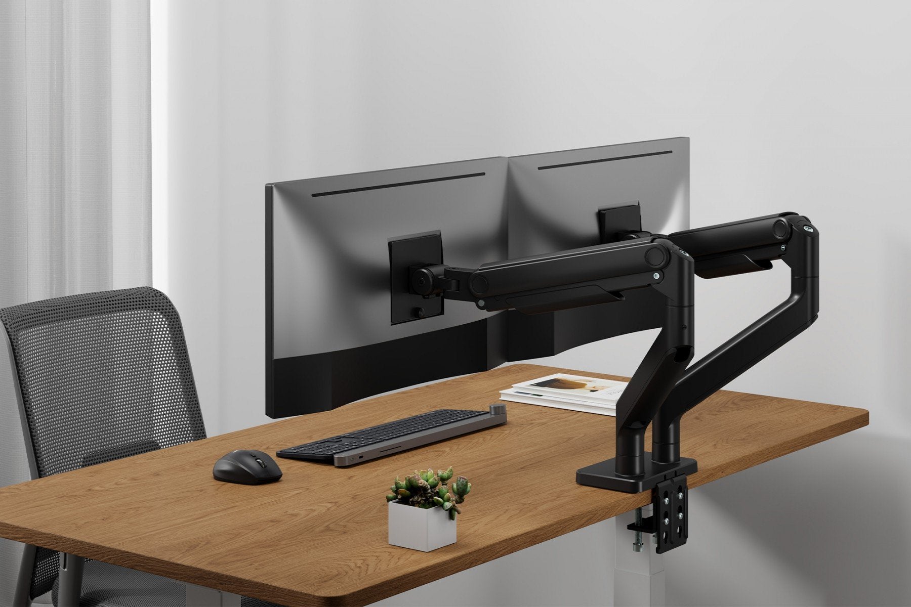 "Digitus DA-90474 Support de moniteur double, 2x 45"", 2x 20 kg"
