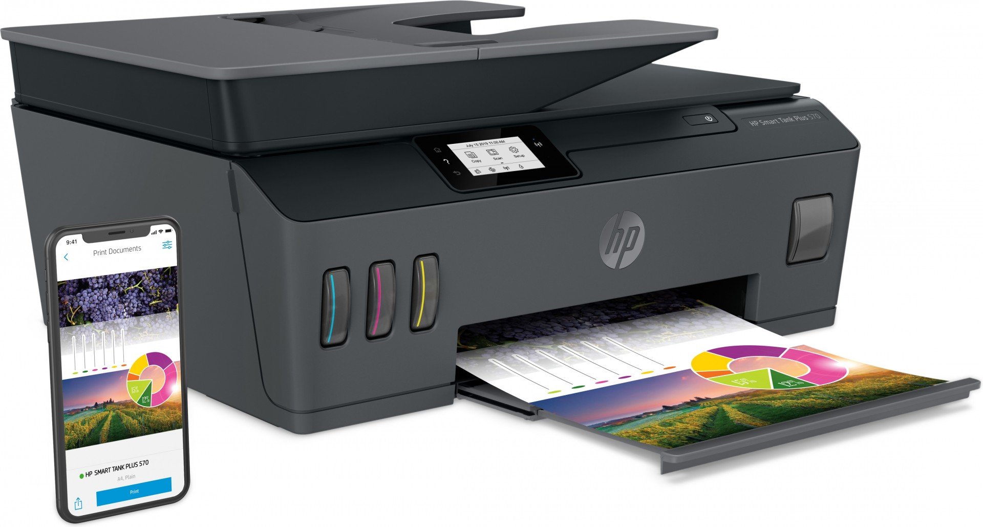 HP Smart Tank Plus 570 Wireless ADF All-In-One