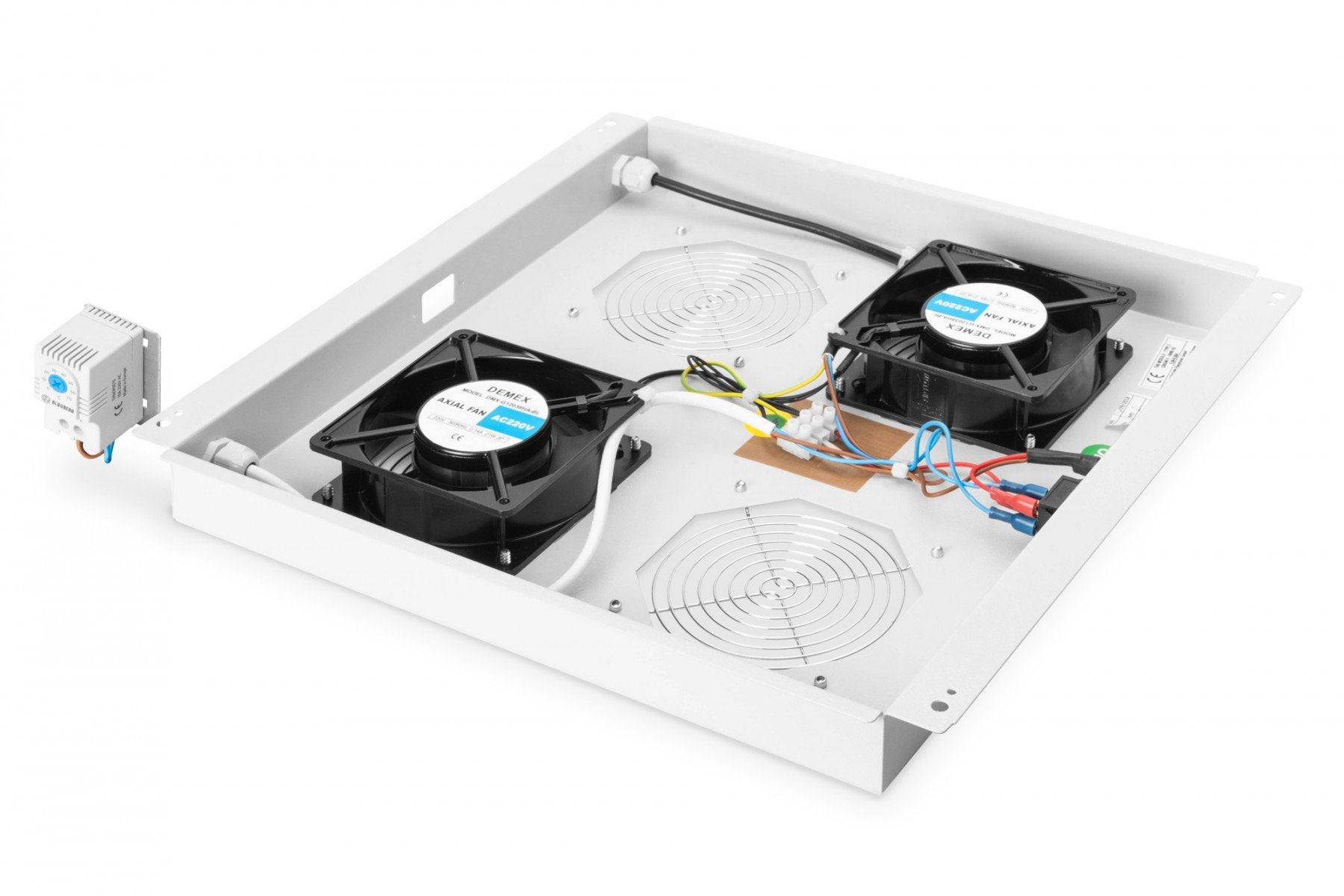 Digitus Unité de ventilation de toit pour armoires réseau de série Unique, armoires réseau et armoires serveur Dynamic Basic