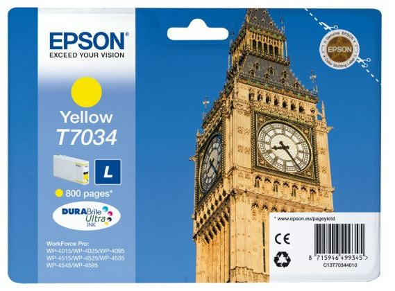 EPSON Ink Cartridge L Yellow 0.8k