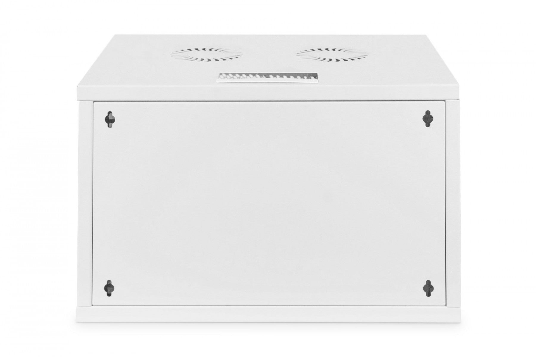 "Armoire réseau suspendue 19"" 7U rack 540x400, porte perforée, grise, non divisée, non assemblée, 60kg 370x540x400 mm, porte avant perforée, grise"