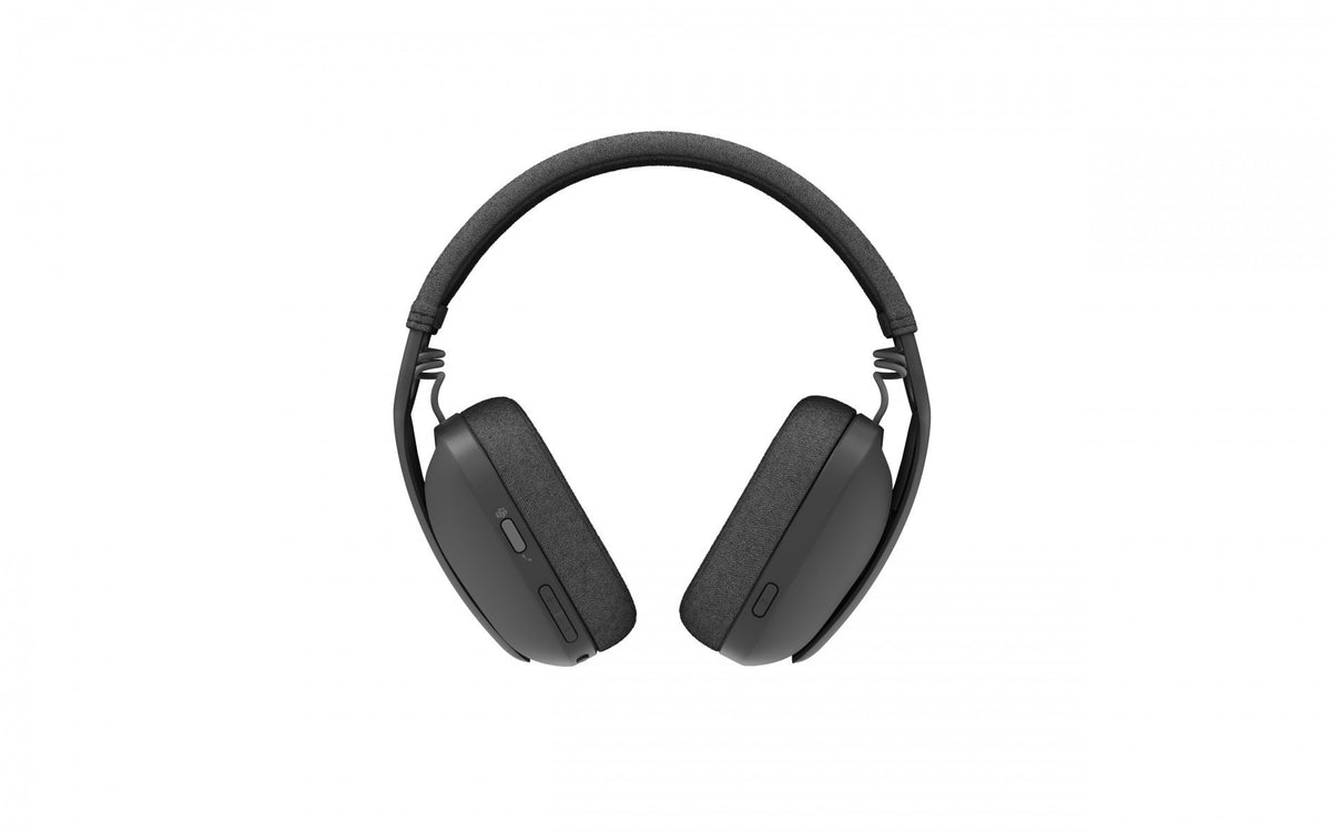 LOGITECH Zone Vibe Wireless Headset full size Bluetooth wireless USB-C via Bluetooth adapter graphite Certified for Microsoft Teams