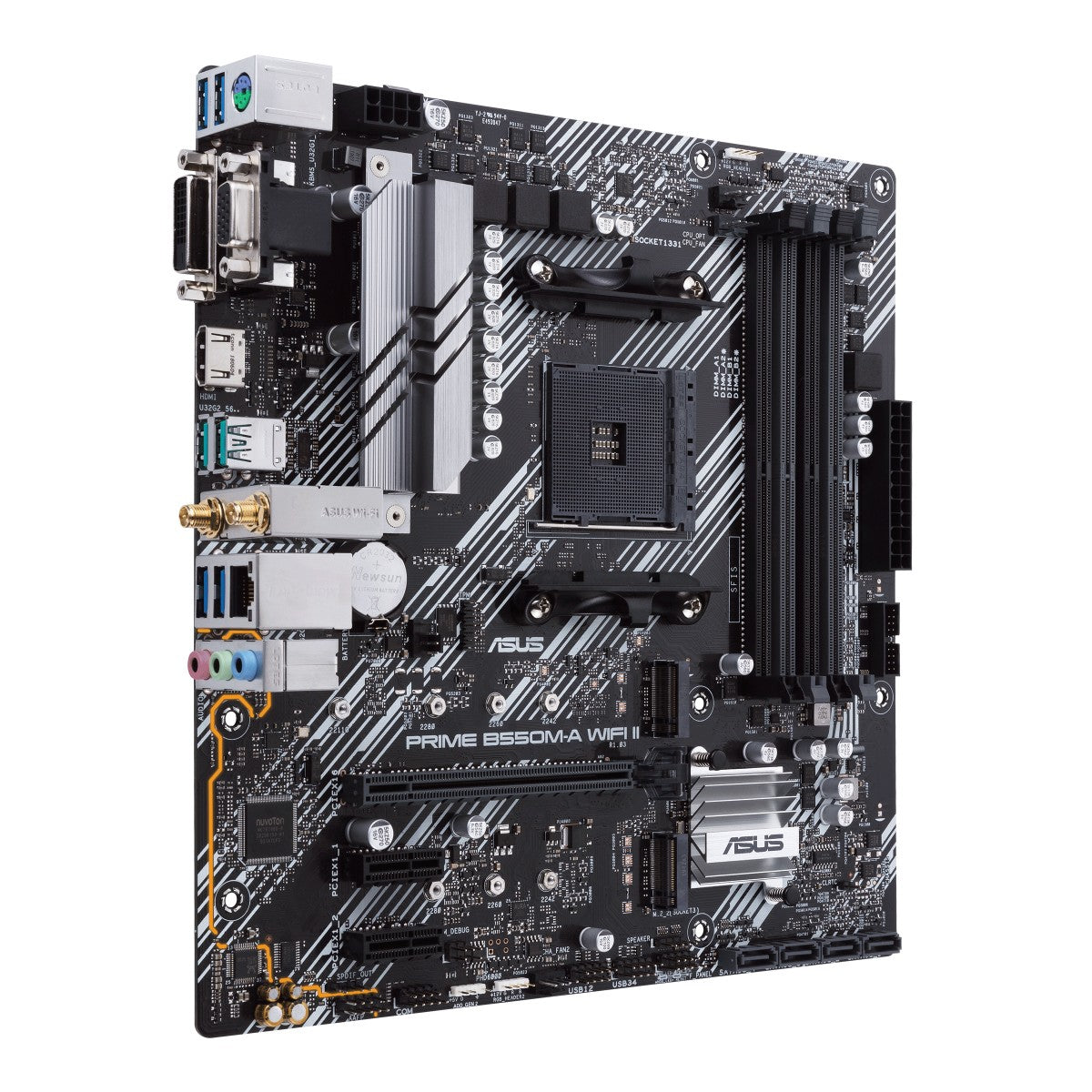 ASUS PRIME B550M-A WIFI II AM4 mATX MB 4xDDR4 2xM.2 4XSATA