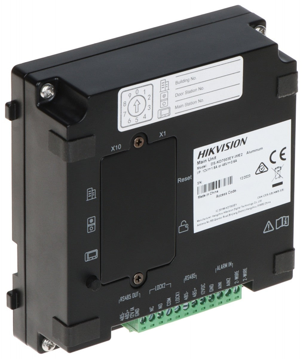 Hikvision DS-KIS704EY-ACW2/Kit vidéo portier HD 2 fils en aluminium