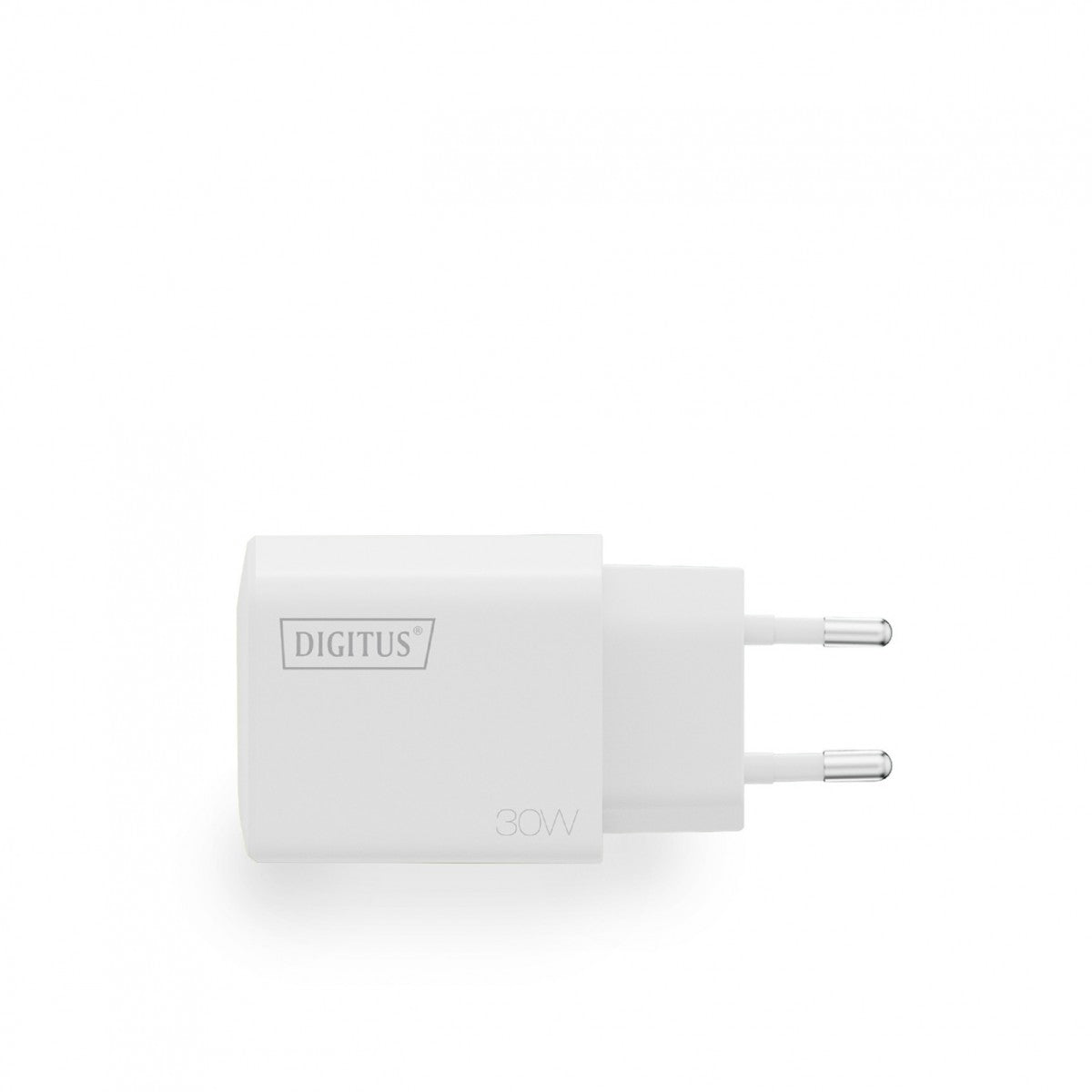 Chargeur mural Digitus DA-10301 GaN II 30W | 1x USB-C, 1x USB-A | PD 3.0, QC 3.0 | Blanc