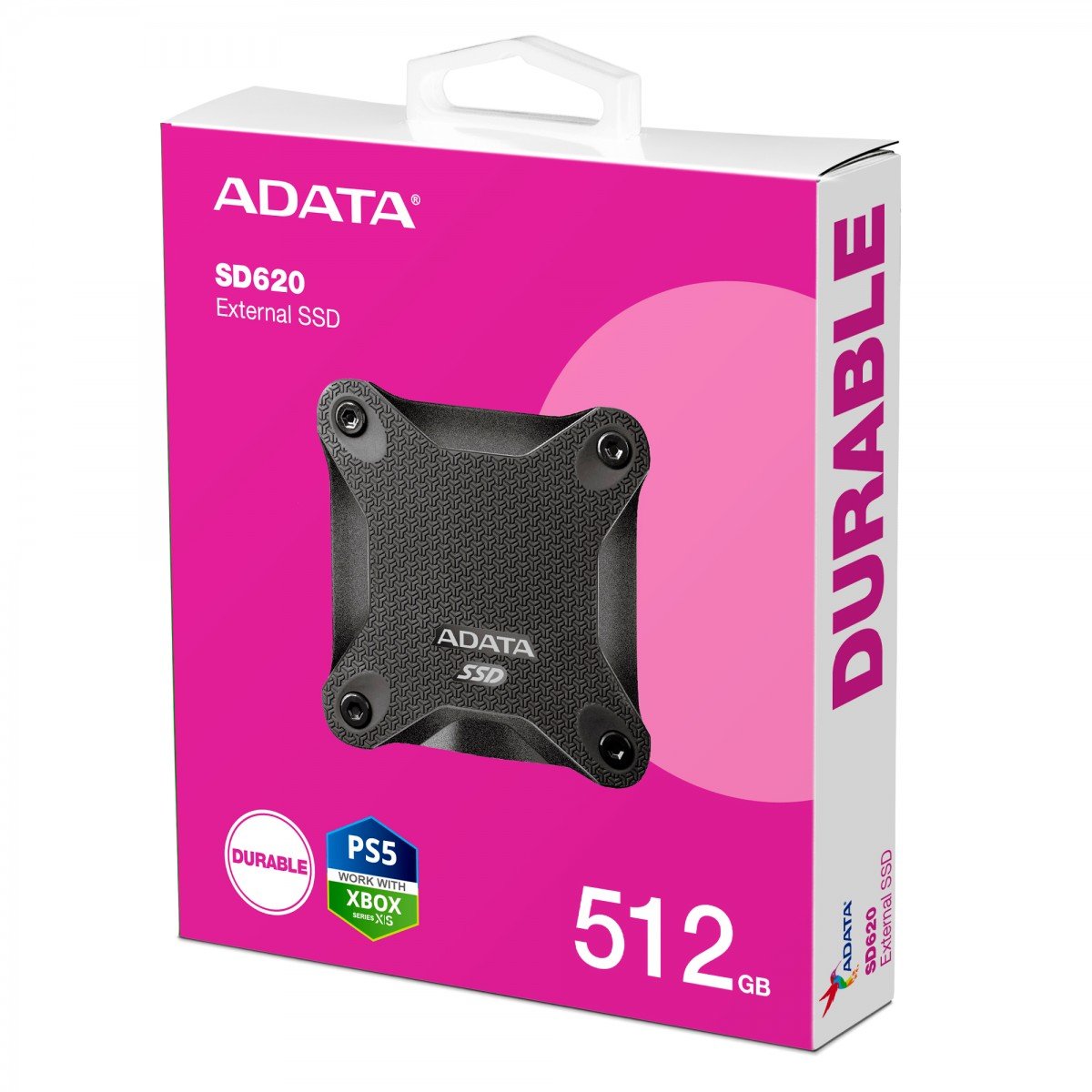ADATA SD620 512 Go Micro-USB B 3.2 Gen 2 (3.1 Gen 2) Noir