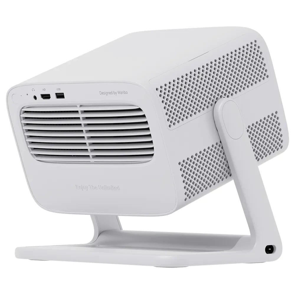 Wanbo Vali 1 Blanc | Projecteur | Full HD, 900 ANSI, Android TV 11, Gimbal