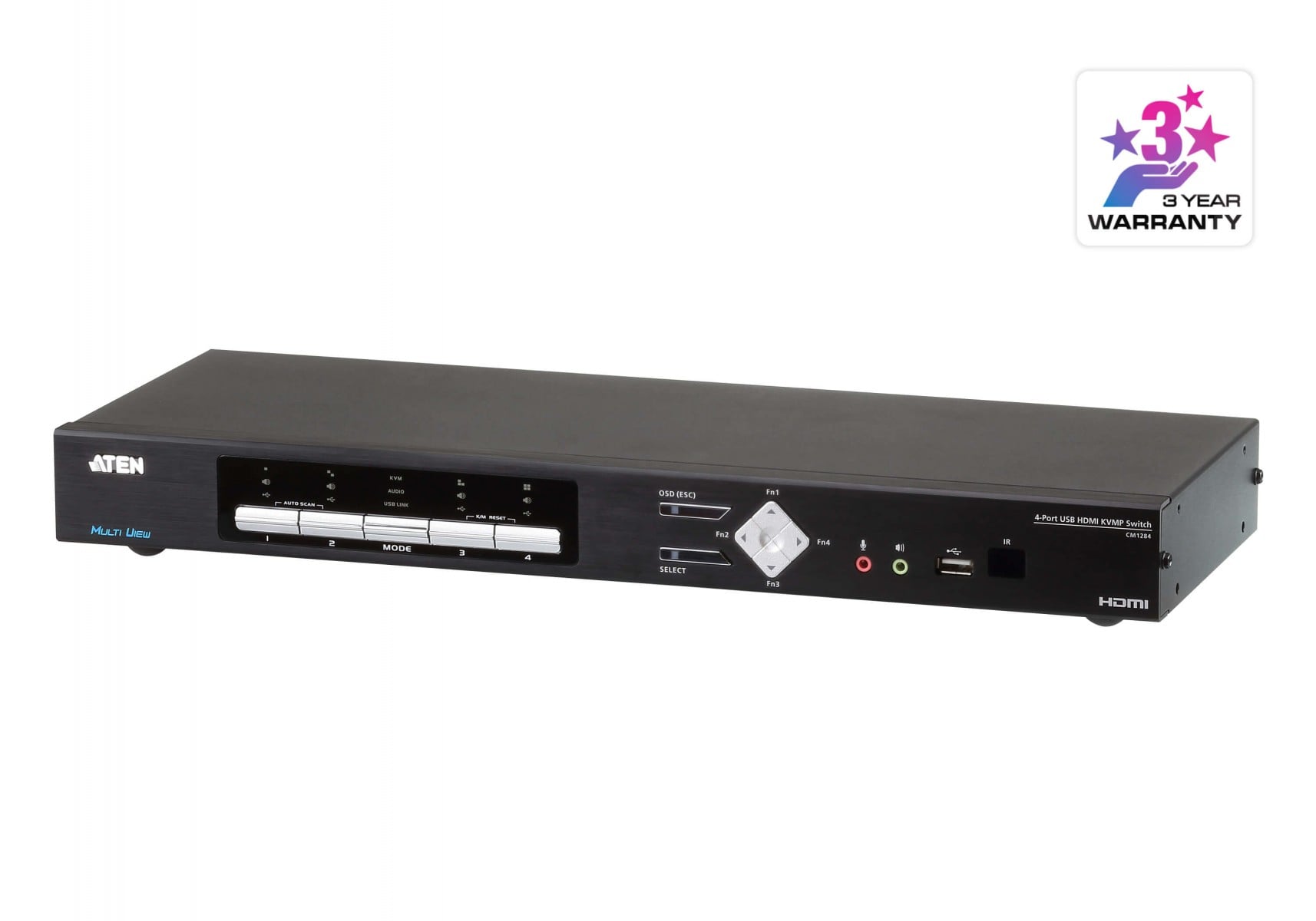 ATEN PREMIUM CM1284 KVM MOSAÏC HDMI 4K / USB / Audio 4 PORTS