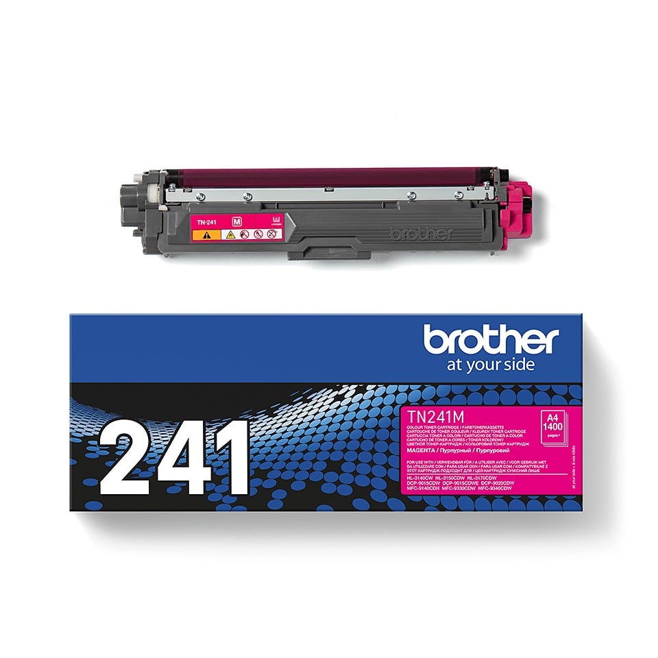 BROTHER TN241M HL-3140CW/3150CDW/3170CDW cartouche de toner magenta capacité standard 1.400 pages pack de 1