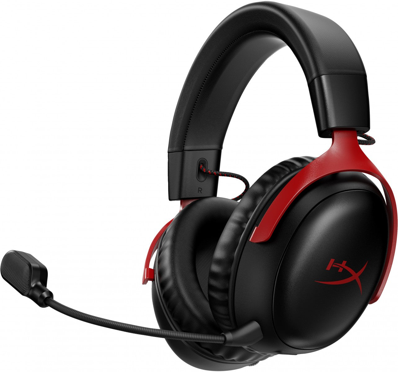 Casque sans fil HyperX Cloud III avec microphone, rouge