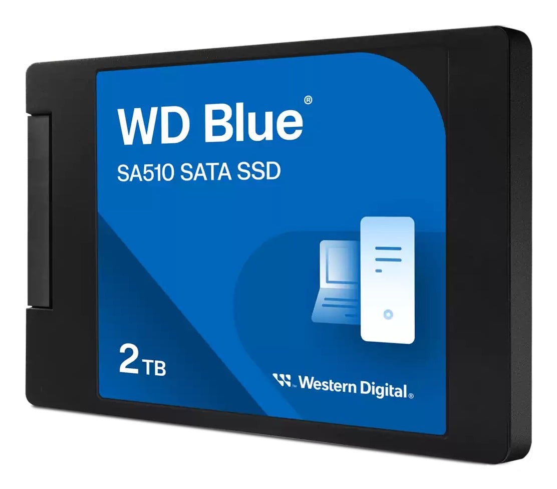 WD Blue SA510 SSD 2To SATA III 6Gb/s cased 2.5p 7mm internal single-packed POWERED BY SANDISK