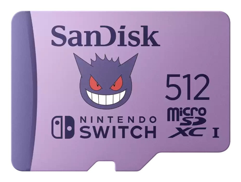 MicroSD Nintendo Pokemon Ectoplasm 512GB