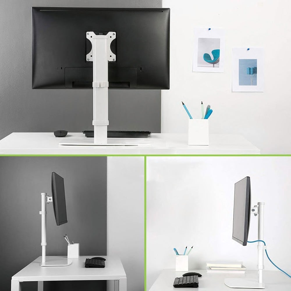 "Techly ICA-LCD 260 Support TV 17-27"" base inclinable pour télévision moniteur"