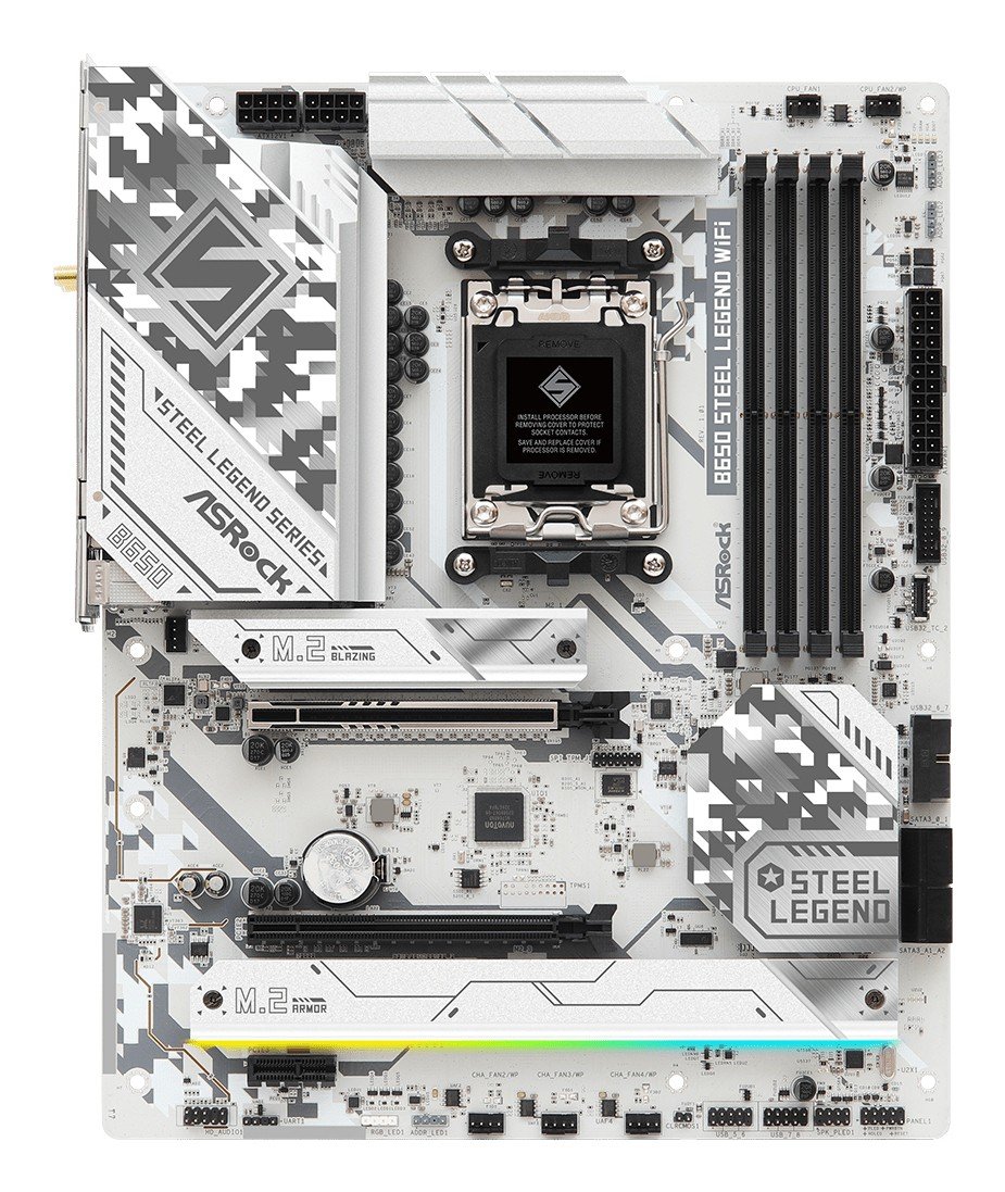 Asrock B650 Steel Legend WiFi AMD B650 Emplacement AM5 ATX