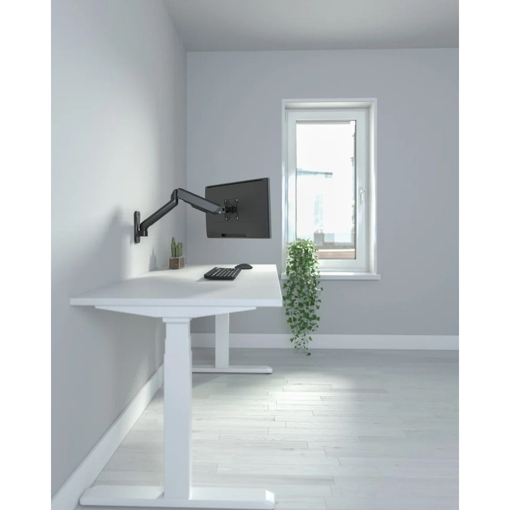 "Techly ICA-LCD G112E Support mural pour TV 17-32"" LED/LCD 9kg pivotant a ressort"