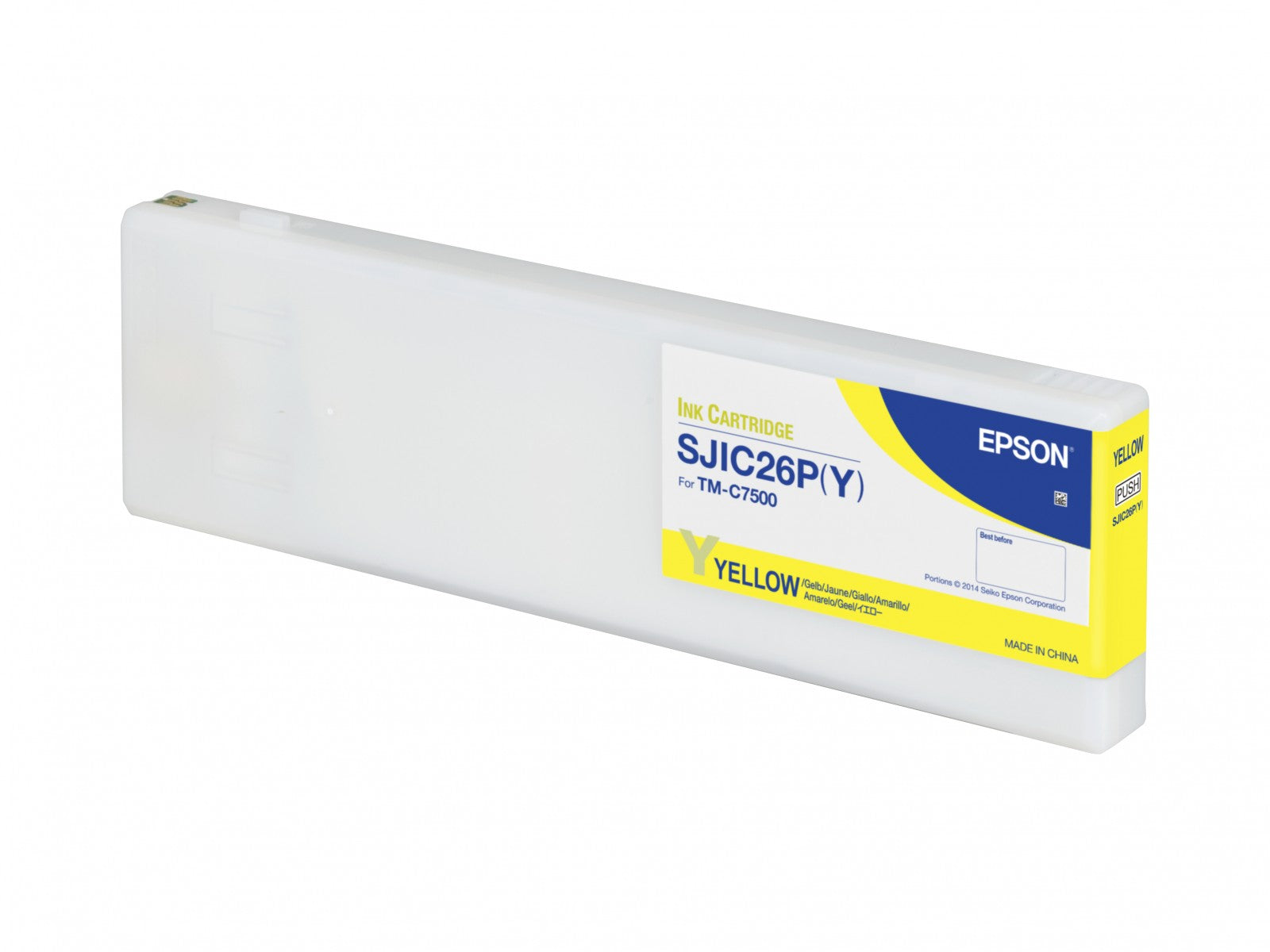SJIC26P Y : Ink cartridge for ColorWorks