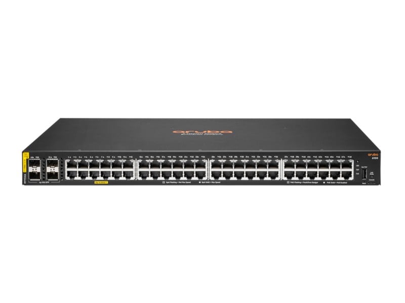 HPE Aruba CX 6100 48G Class4 PoE 4SFP+ 740W Switch