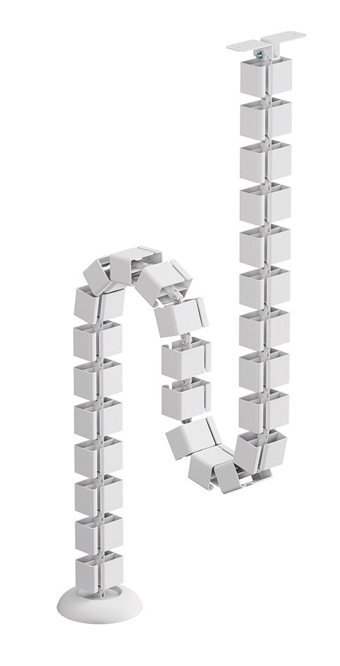 NEOMOUNTS Cable Spine Organizer for sit/stand desk frames screw mounted white