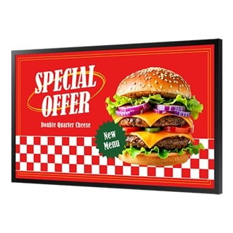 SAMSUNG OH55D-X 55p outdoor LCD FullHD 16:9 IP56 with protection glass 3500nits HDBase-T 2xHDMI RS-232 In/Out USB Tizen 8.0