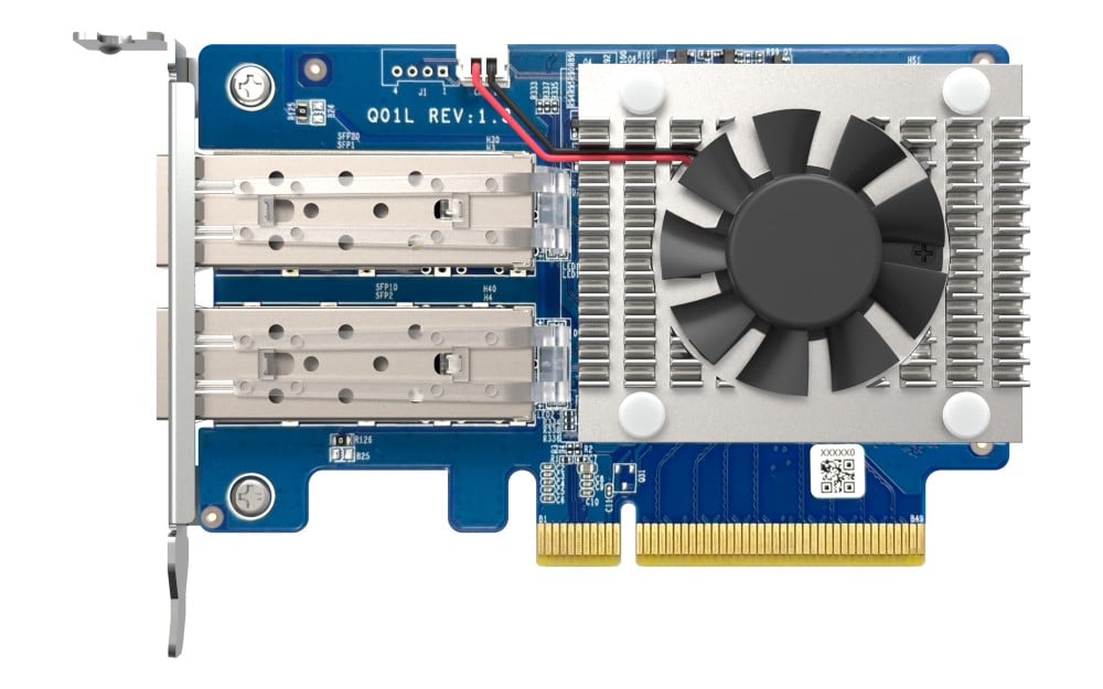 Dual-port SFP+10GbE network expansion