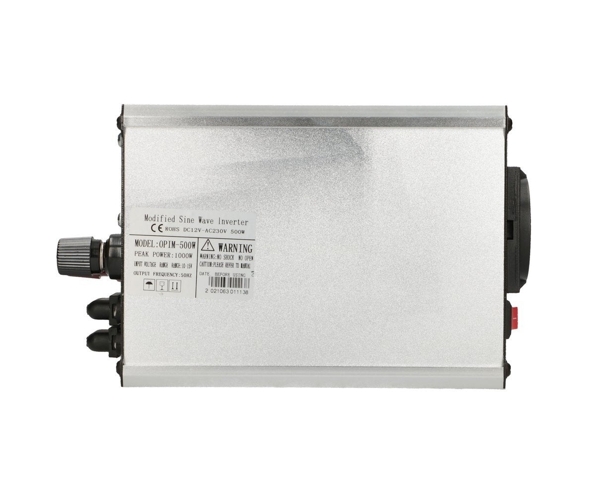 Extralink CAR VOLTAGE CONVERTER 12V - 230V, 500W, MODIFIED SINUS OPIM-500W adaptateur de puissance & onduleur Universel Aluminium